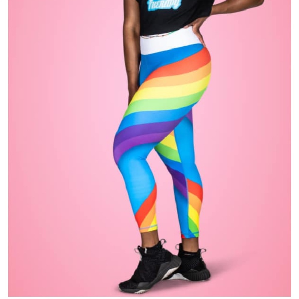 GRRL Next Level “taste the rainbow” 7/8 leggings